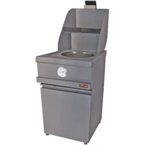 Diamond MIKA/1-MC Heavy Duty Freestanding Gas fryer with 1 Round Basin