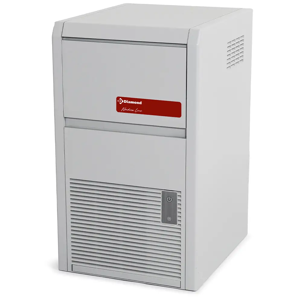 Diamond ICE22A-R2 Whole Cube Ice Maker, 22kg/24hrs / 4kg Air Storage