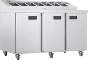 Foster FPS1/3HR-101/15-113 3 Door Gastronorm Storage Refrigerated Preparation Counter, 420 Litres