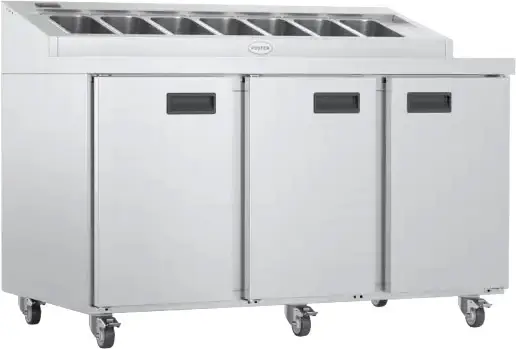 Foster FPS1/3HR-101/15-113 3 Door Gastronorm Storage Refrigerated Preparation Counter, 420 Litres