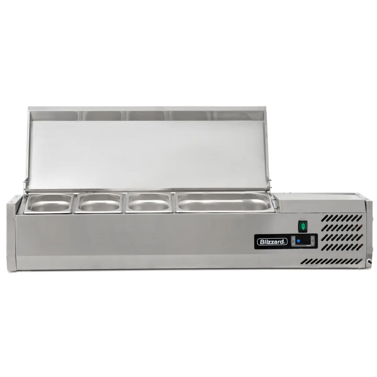 BLIZZARD 1.2m Hinged 1/3 Gastronorm Prep Top - Image 2
