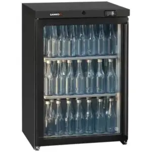 Gamko LG3-150LG Maxiglass Low Height Glass Door Bottle Cooler, 125 Litres