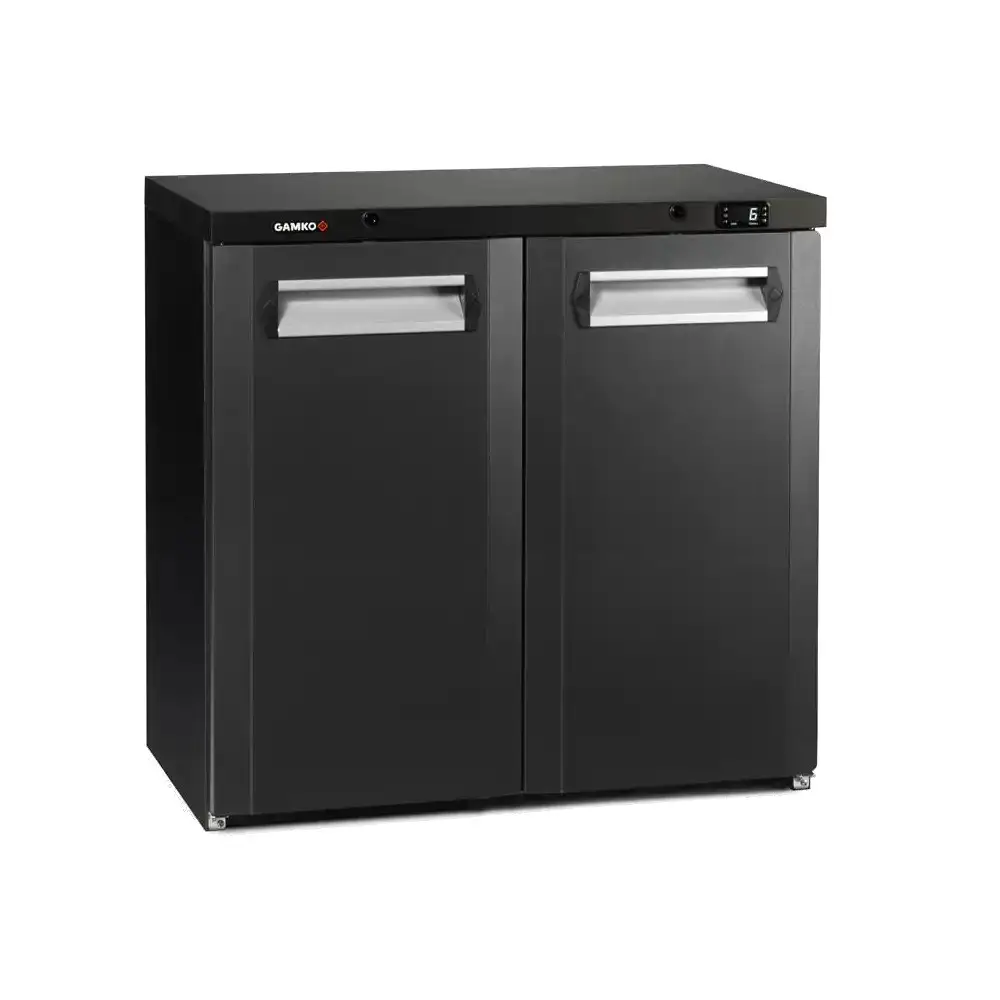 Gamko LG3-250 Maxiglass Low Height Double Door Bottle Cooler, 204 Litres