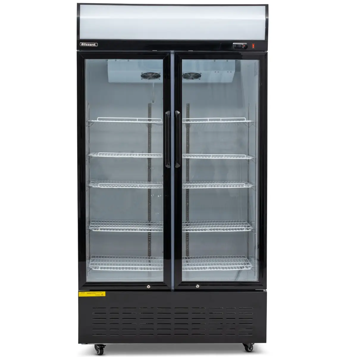 BLIZZARD 900L Double Hinged Glass Door Display Merchandiser - Image 2