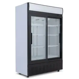 BLIZZARD 900L Double Sliding Glass Door Display Merchandiser