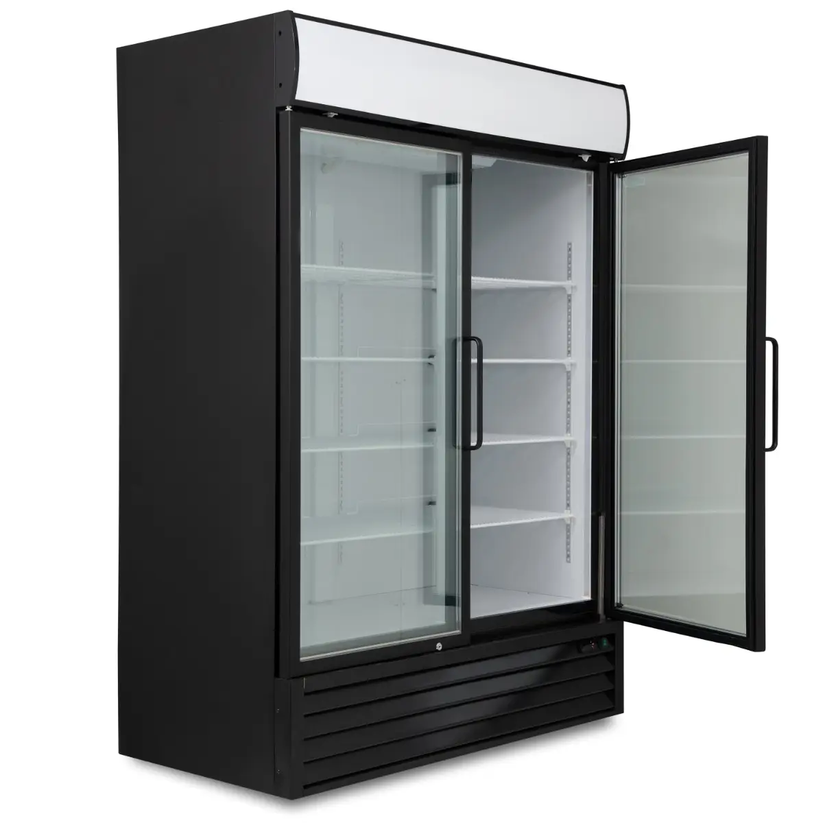 BLIZZARD Double Hinged Glass Door Freezer Display Merchandiser - Image 4