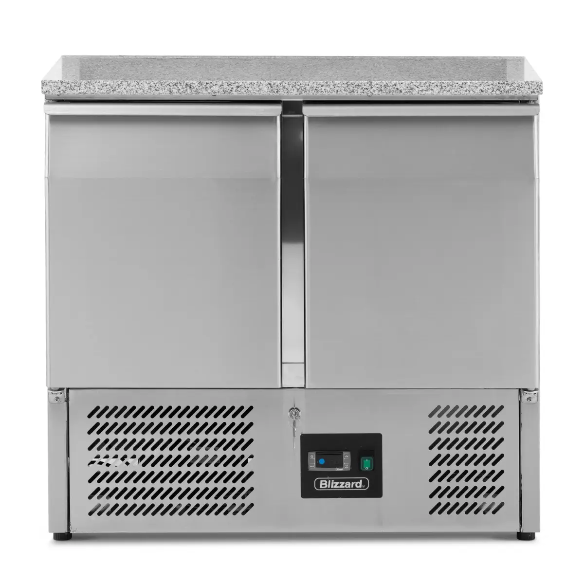 BLIZZARD Compact Double Door Counter Refrigerator with Granite Worktop - Image 3