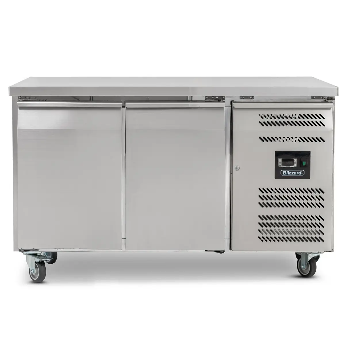 BLIZZARD Slimline Double Hinged Door Counter Refrigerator - Image 2