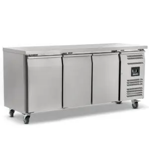 BLIZZARD Triple Hinged Door Counter Refrigerator Without Upstand