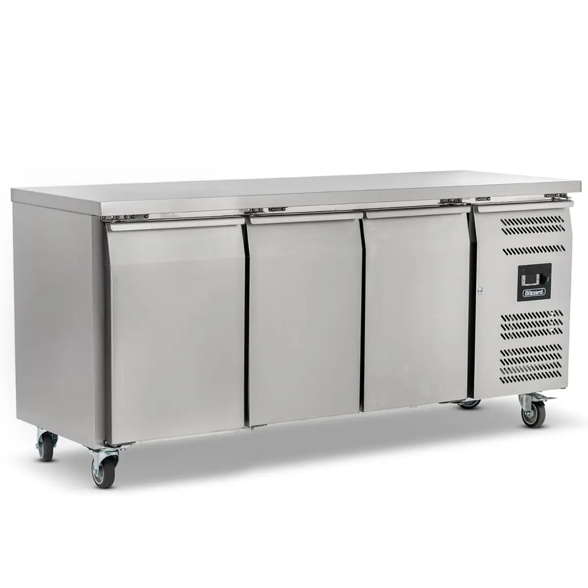 BLIZZARD Triple Hinged Door Counter Refrigerator Without Upstand