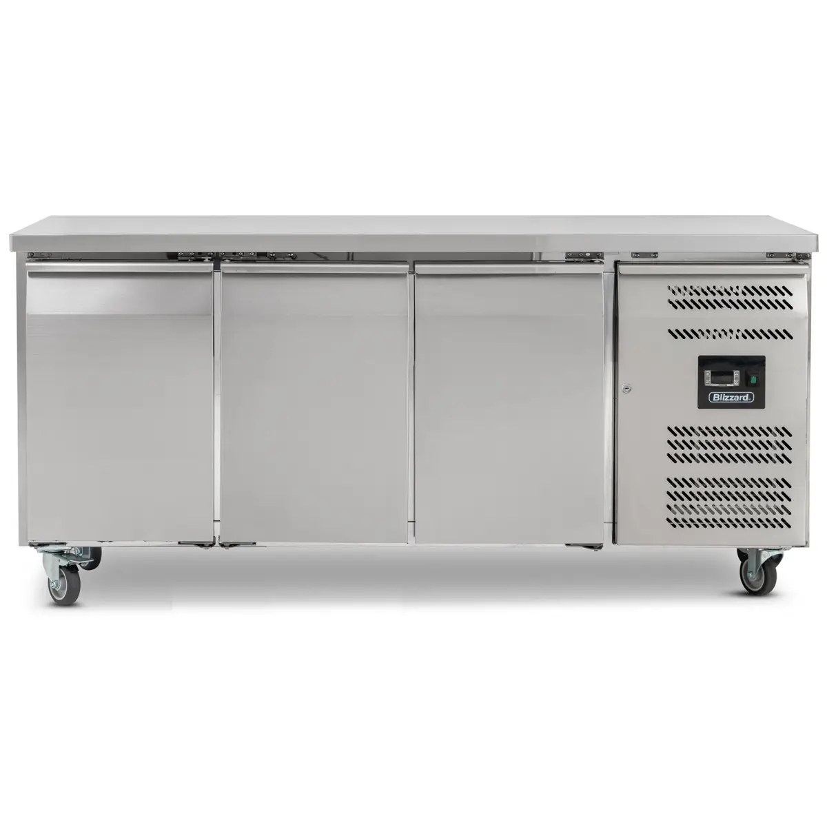 BLIZZARD Slimline Triple Hinged Door Counter Refrigerator - Image 2