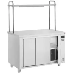 INOMAK 1600mm Hot Cupboard With Single Heated Gantry