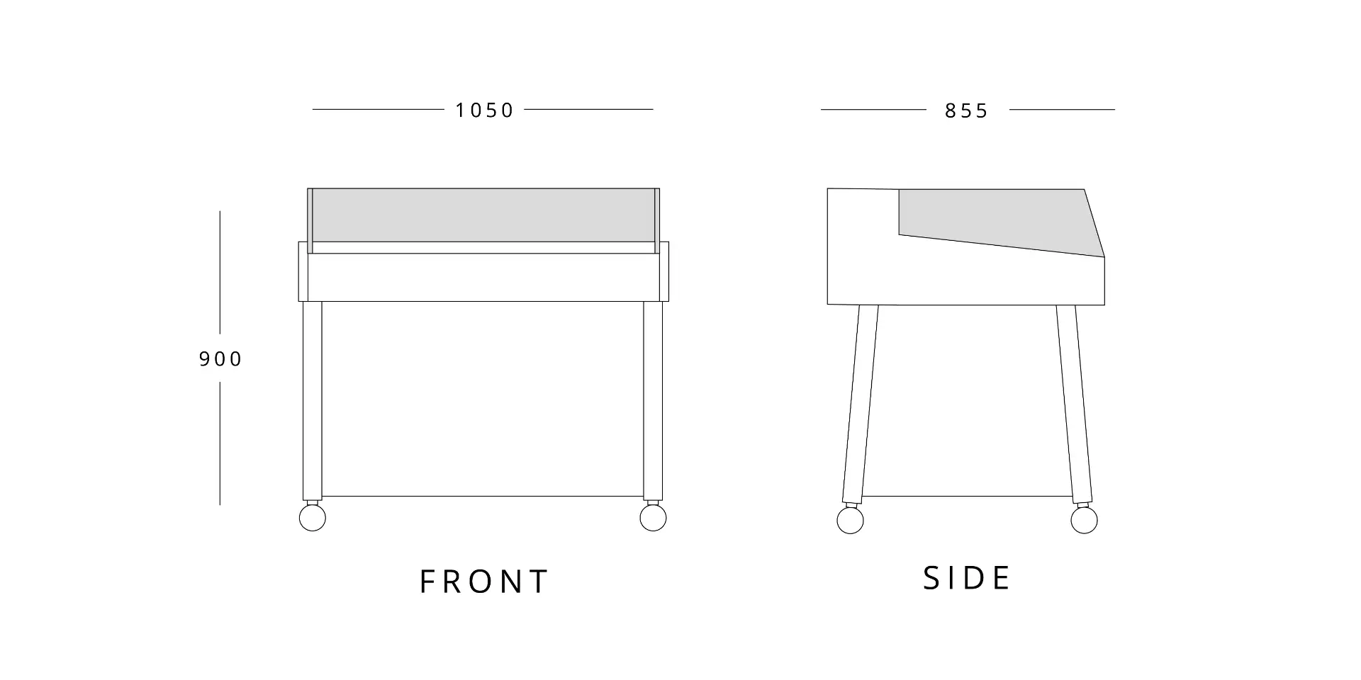 MAFIROL Low Glass Fish Display 1050mm Wide - Image 2