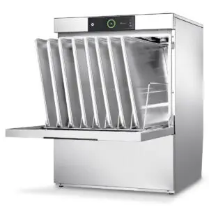 Hobart FXL-10C 500mm Basket Frontloading Commercial Dishwasher with Chemical Pump & Drain Pump, 18 Plates