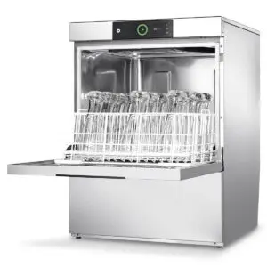 Hobart GX-10C 500mm Basket Frontloading Commercial Glasswasher with Chemical Pump & Drain Pump, 25 Pint Capacity