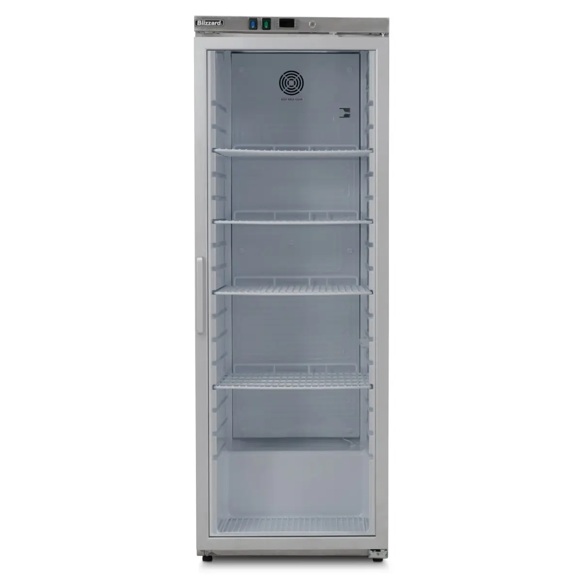 BLIZZARD Upright 320L Single Hinged Glass Door Refrigerator - Image 2