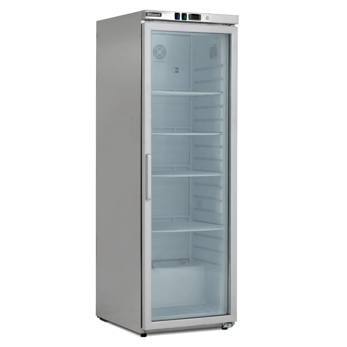 BLIZZARD Upright 320L Single Hinged Glass Door Refrigerator