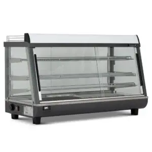 BLIZZARD 186L Counter Top Dual Access Heated Merchandiser
