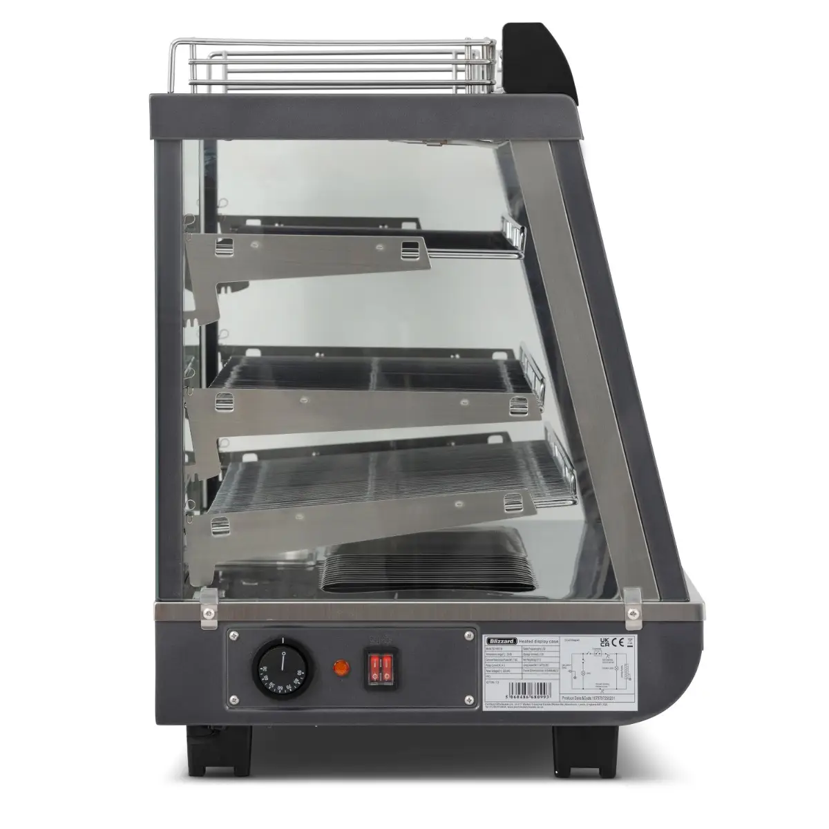 BLIZZARD 186L Counter Top Dual Access Heated Merchandiser - Image 4