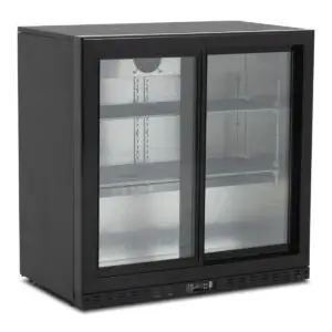 KOLDBOX Double Sliding Glass Door Bottle Cooler