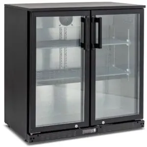 KOLDBOX Double Hinged Glass Door Bottle Cooler