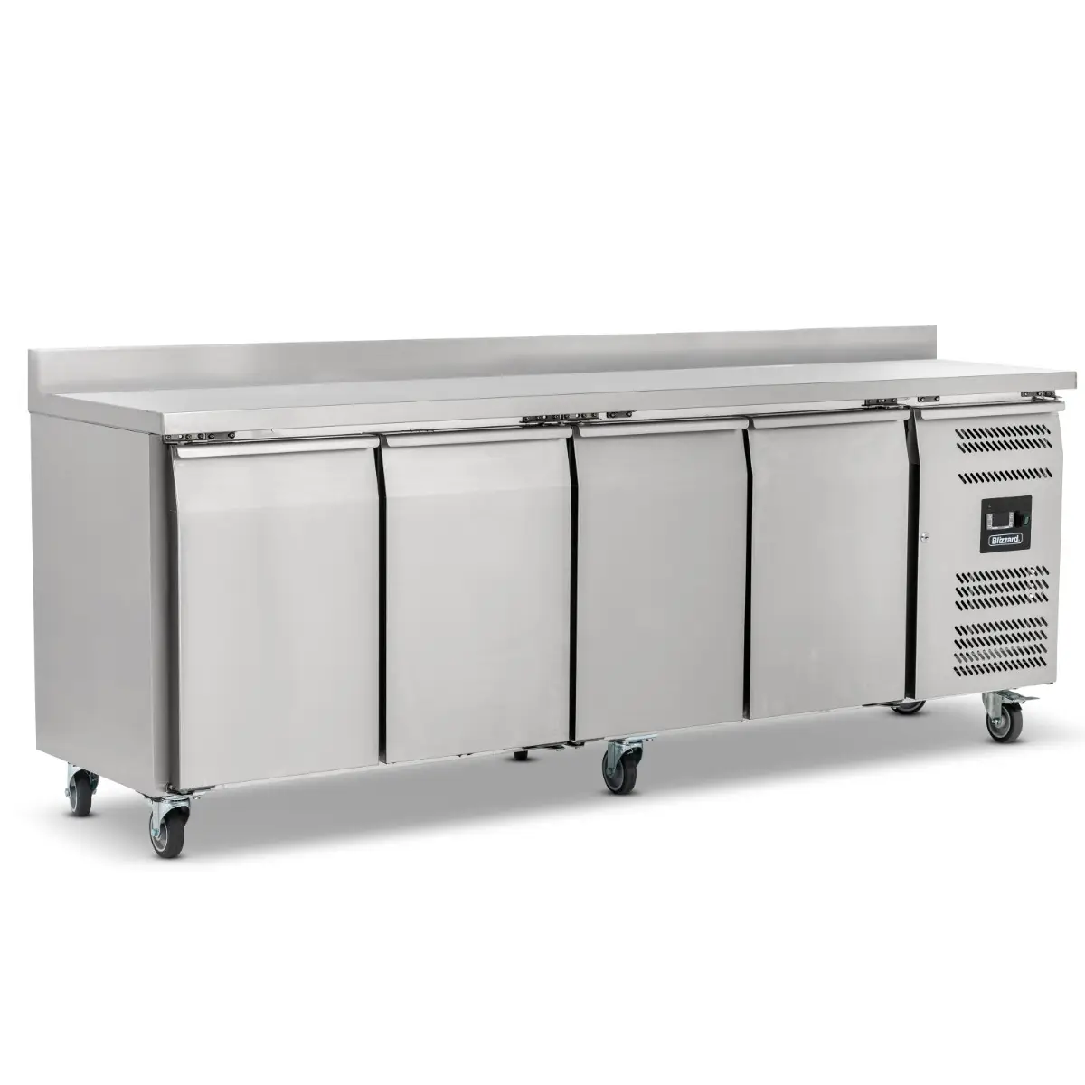 BLIZZARD Four Hinged Door Refrigerated Counter With Upstand