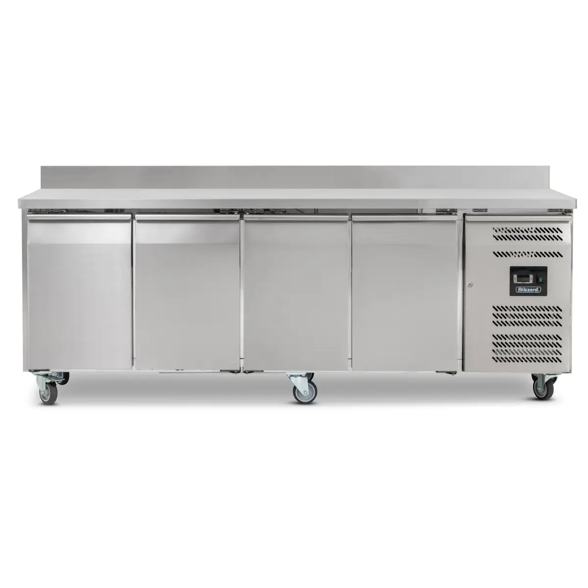 BLIZZARD Four Hinged Door Counter Freezer With Upstand - Image 2
