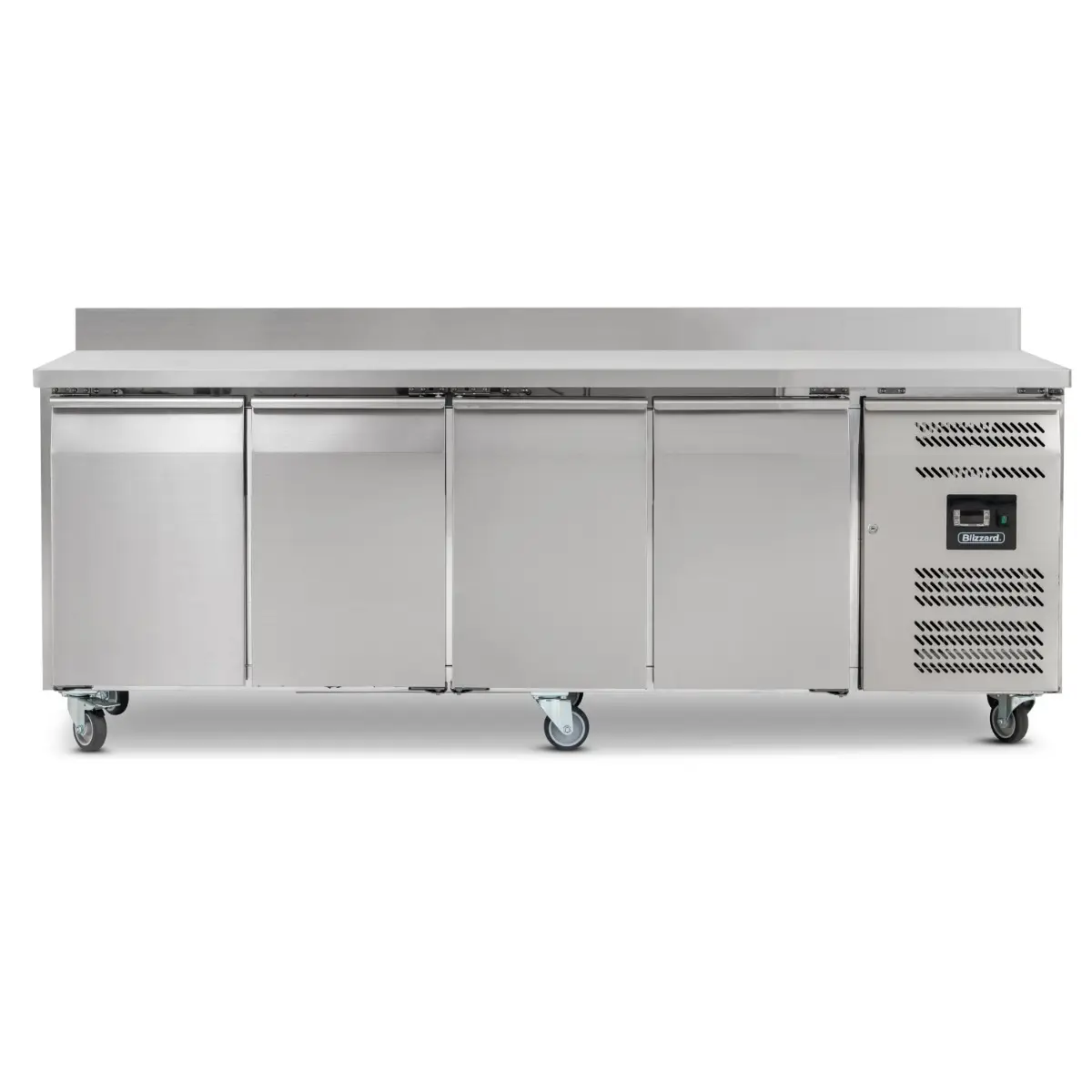 BLIZZARD Four Hinged Door Refrigerated Counter With Upstand - Image 2