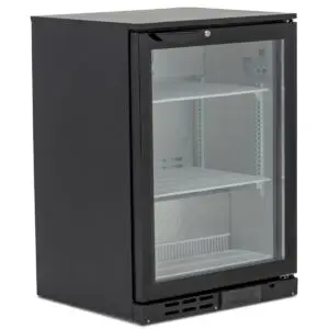 BLIZZARD Low Height Single Hinged Glass Door Bottle Cooler