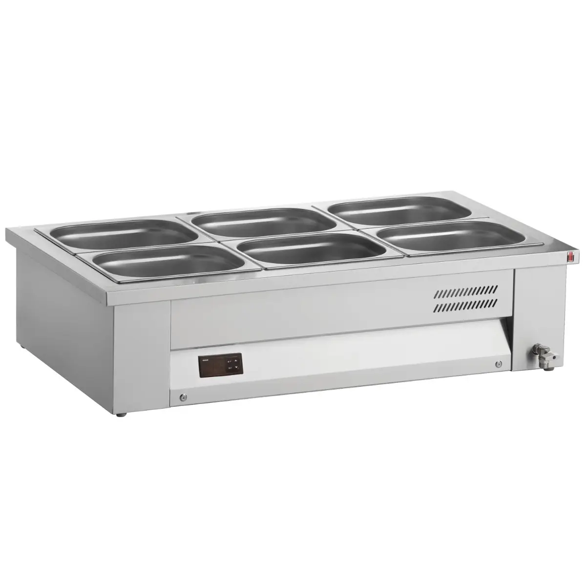 INOMAK Counter Top Bain Marie 3x GN1/1