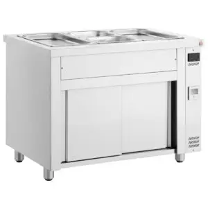 INOMAK Bain Marie with Heated Cupboard 3x GN1/1