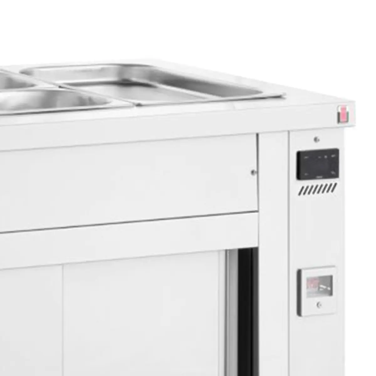 INOMAK Bain Marie with Heated Cupboard 3x GN1/1 - Image 3
