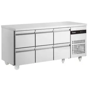 INOMAK 429L Six Drawer Gastronorm Counter Refrigerator