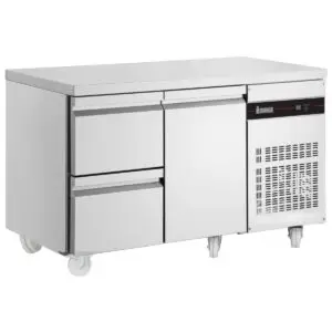 INOMAK 274L Double Drawer Single Door Gastronorm Counter Refrigerator