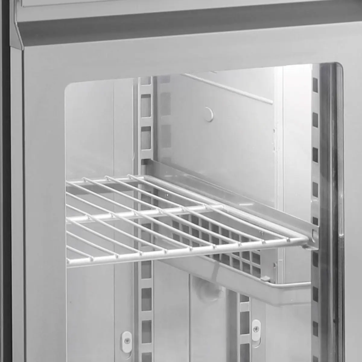 INOMAK 274L Double Hinged Glass Door Gastronorm Counter Refrigerator - Image 2