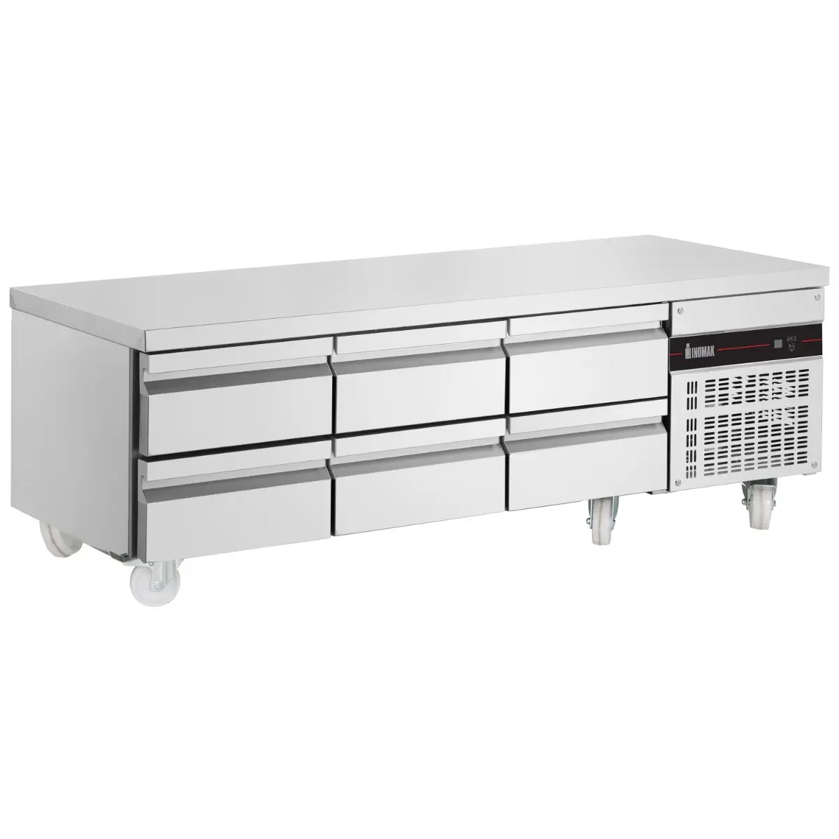 INOMAK Six Drawer Low Height Snack Counter