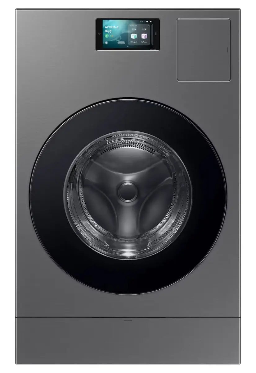 Samsung WD18DB8995BZT1 Bespoke AI All-in-One Heat Pump Washer Dryer, 18/11kg