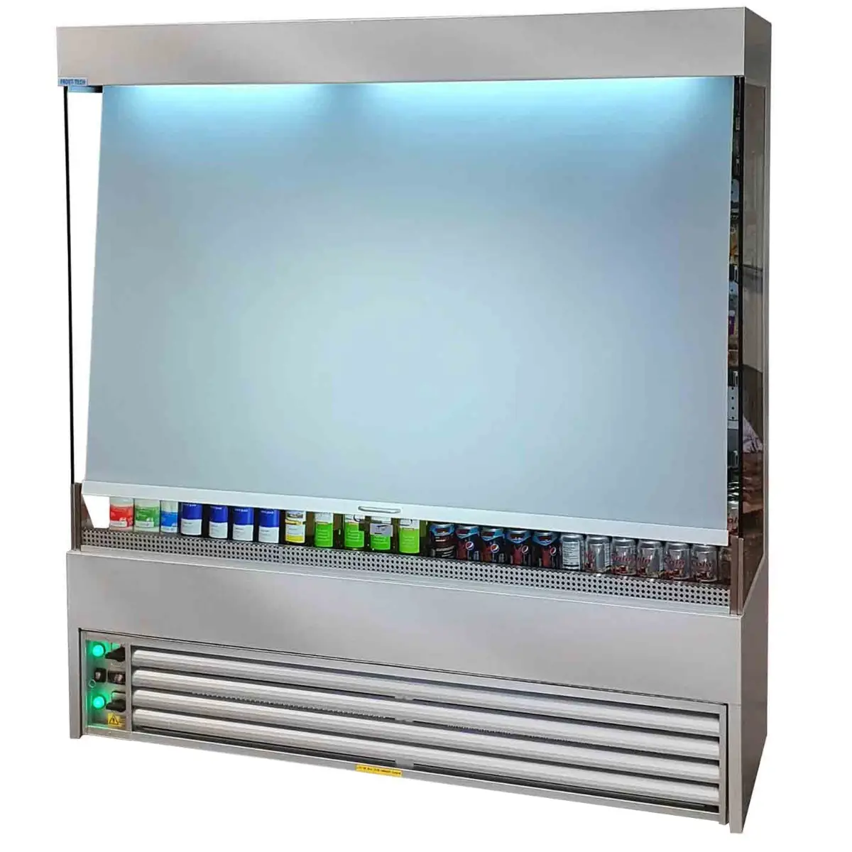FROST-TECH 1.8m Slim Tiered Display Merchandiser - Image 2