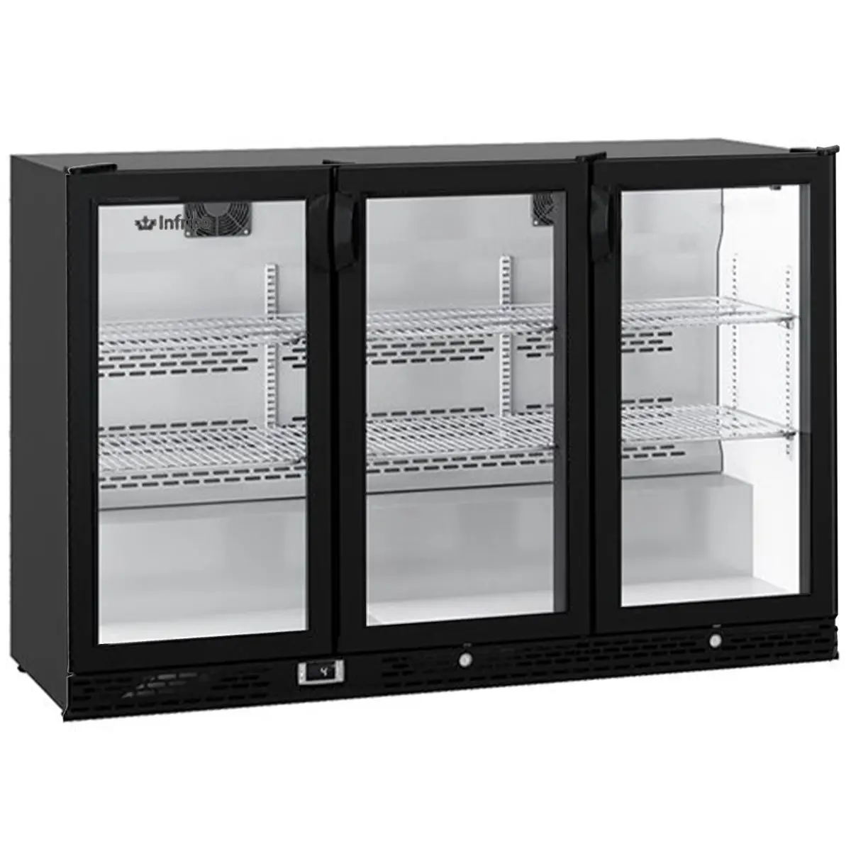 INFRICO Triple Hinged Glass Door Bottle Cooler