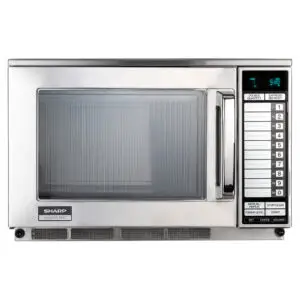 Sharp R24AT Heavy Duty Commercial Microwave Oven, 1900W