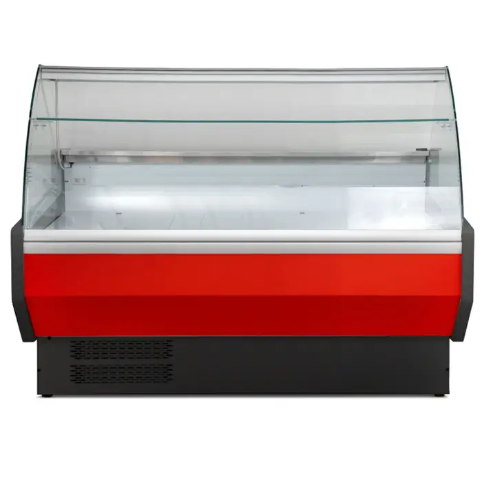 BLIZZARD 1.5m Curved Glass Serve Over Counter - Image 2