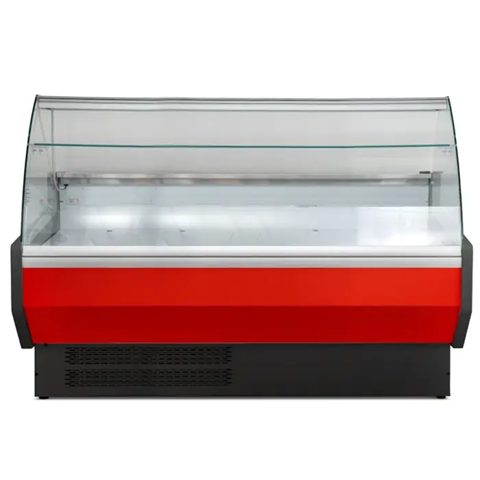 BLIZZARD 2m Curved Glass Serve Over Counter - Image 2