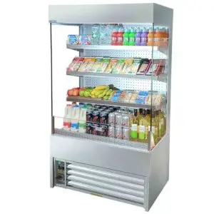 FROST-TECH 1m Low Height Slim Tiered Display