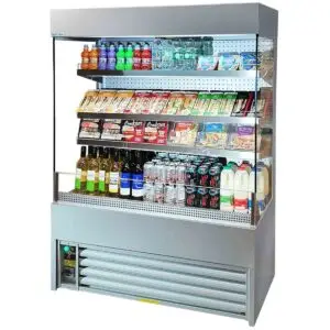 FROST-TECH 1m Low Height Slim Tiered Display