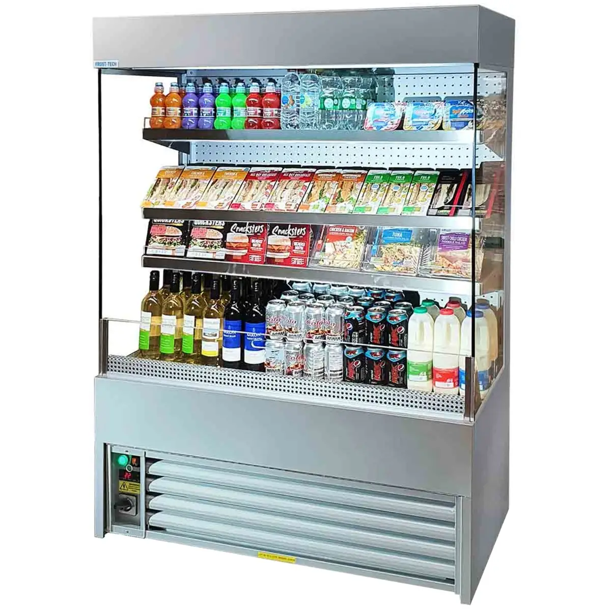 FROST-TECH 1m Low Height Slim Tiered Display