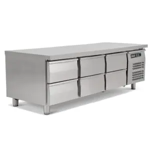 BLIZZARD Six Drawer Low Height Snack Counter