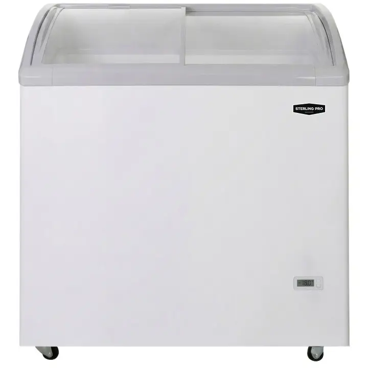 Sterling Pro SP251GC Cobus Sliding Lid Display Chest Freezer, 215 Litres