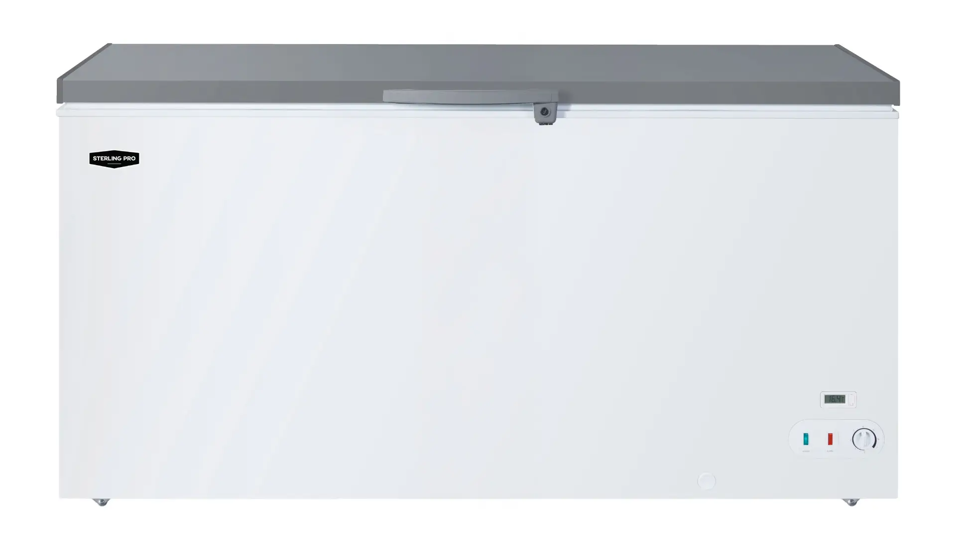 Sterling Pro Cobus SP550CFSS Stainless Steel Lid Chest Freezer, 550 Litres