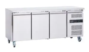 Sterling Pro Cobus SPCR305AV A-Energy Rated Three Door Gastronorm Fridge Counter, 417 Litres