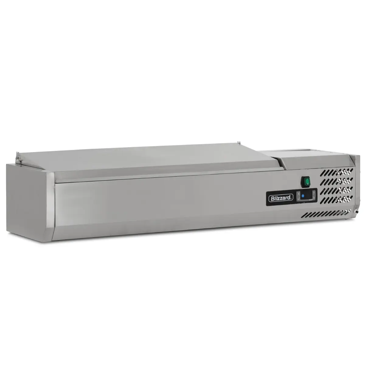 BLIZZARD 1.2m Hinged 1/4 Gastronorm Prep Top - Image 3